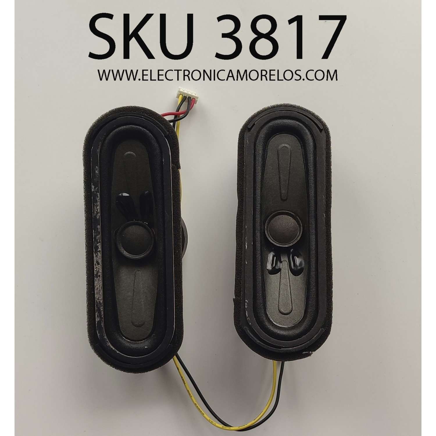 KIT DE BOCINAS PARA TV MAGNAVOX / NUMERO DE PARTE S0310F14 / 8Ω 8W / JINGLI / MODELO 29ME403V/F7	